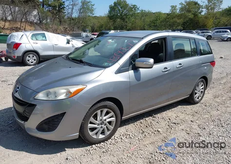 2014 Mazda Mazda5 Sport из США, поврежденный, VIN JM1CW2BL1E0170504